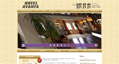 Desktop Screenshot of hotel-avanta.com